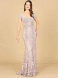 Lara Fitted Lace Mermaid Gown 29295