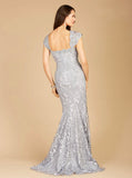 Lara Fitted Lace Mermaid Gown 29295