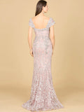 Lara Fitted Lace Mermaid Gown 29295