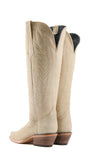 Rock’Em Gia Suede Tall WIDE CALF Snip Toe Cowgirl Boots