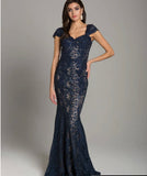 Lara Fitted Lace Mermaid Gown 33491