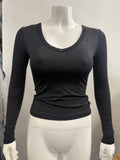 FATIMA V-NECK COMPRESSION TOP