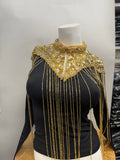 FATIMA V-NECK COMPRESSION TOP