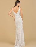 Lara Ivory Foster High-Neck Sleeveless Wedding Gown 51086