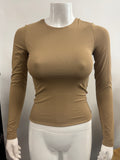 DAISY ROUND NECK COMPRESSION TOP