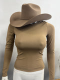 DAISY ROUND NECK COMPRESSION TOP