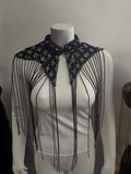 GEORGIA WHITE ROUND NECK COMPRESSION TOP