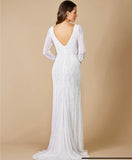 Lara Ivory Gigi Romantic Long Sleeve Wedding Gown 51079