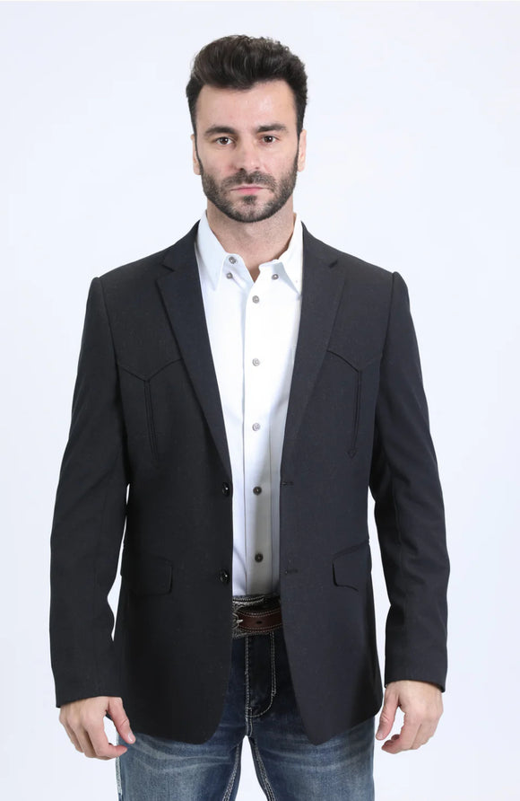 Men’s Platini Black Western Blazer BLW10932
