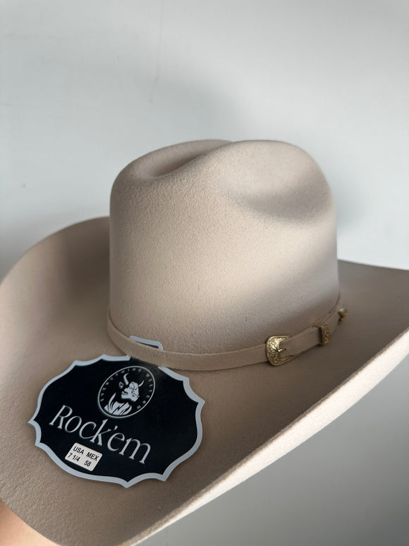 BEIGE Damian Rock’Em Premium Wool 6X FELT HAT