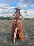 MARGUA COPER DRESS