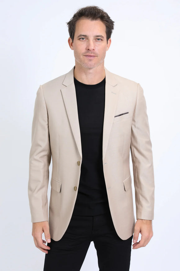 Men’s Platini Khaki Western Blazer BLZ10532