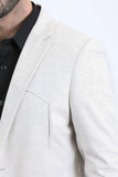 Men’s Platini Beige Western Blazer BLW10523
