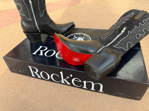 Rock’Em Makayla Tall Red Bottom Snip Toe Cowgirl Boots