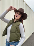 Katina Hunter Green Vest