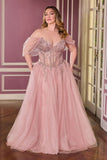 LaDivine by Cinderella Divine Evening Gown CD721C