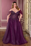 LaDivine by Cinderella Divine Evening Gown CD721C