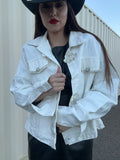 Isabel White Denim Jacket