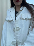 Isabel White Denim Jacket