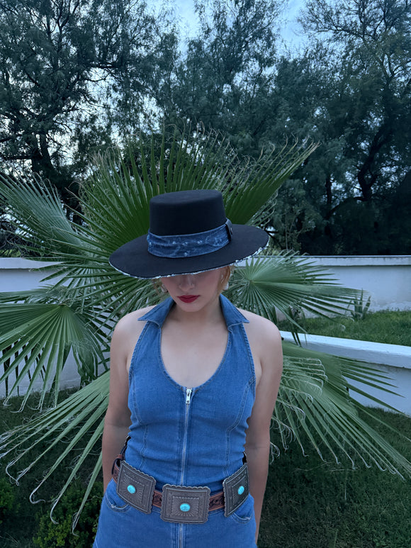 Corral Hat Denim Details