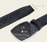 Men’s Cuadra Black Deer Laser Belt