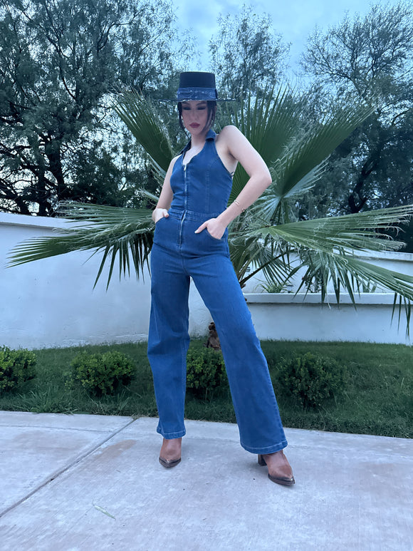Ash denim jumpsuit