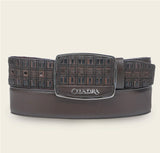 Men’s Cuadra Cow Leather Aztec Honey Belt BC401