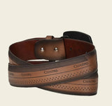 Men’s Cuadra Genuine Leather Brown Laser belt BC314
