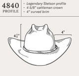 Stetson Palacio II 6x Felt Hat Cowboy Hat Black