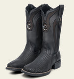Men’s Cuadra Oxford Black Laser Boots CU985