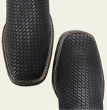 Men’s Cuadra Oxford Black Laser Boots CU985
