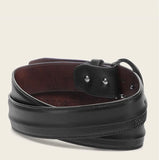 Men’s Cuadra Black Stitching Belt BC438