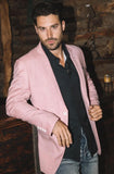 Men’s Platini Fit Stretch Pink Western Blazer Blz10534