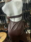 Mirka Vegan Leather Dress