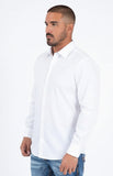 Men’s Platini Satin/Cotton White Shirt