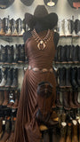 Sofia Brown Dress