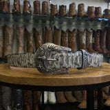 Men’s Rock’Em Natural Python Cowboy Belt