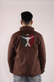 The American West Brown Softshell with Mexico Letters