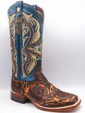 Women's Tanner Mark Floral Hand Tooled Boots