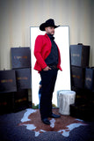 Men's Western Red Blazer