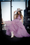 Neri Glitter Dress lilac