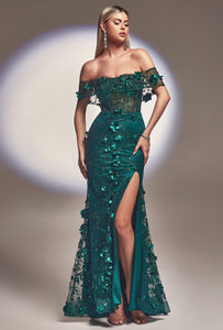 LaDivine by Cinderella Divine J832 Evening Gown