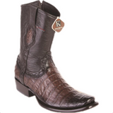 Men’s King Exotic Caiman Belly Ankle Boots Dubai Toe