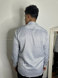 Humberto Moderno White Print Shirt