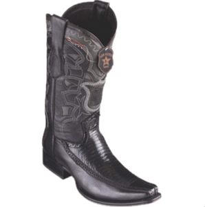 Men’s Los Altos Teju Lizard & Deer Boots European Square Toe