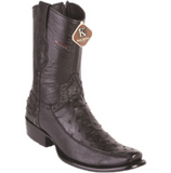 Men’s King Exotic Ostrich & Deer Ankle Boots Dubai Toe