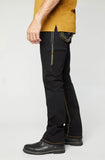 Men’s Platini Embroidered Black Slim Boot Cut Jeans