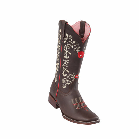 Women's Quincy Grasso Rose Boots Square Toe