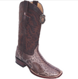 Men’s Los Altos Python Boots Wide Square Toe