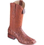 Men’s Los Altos Matte Pirarucu Fish Boots Wide Square Toe